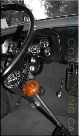 Photograph in summer of another of Larry's 1934 Ford , hot car on the goldcoast, Norfolk County on Lake Erie, near Port Dover, Turkey Point and Long Point Ontario