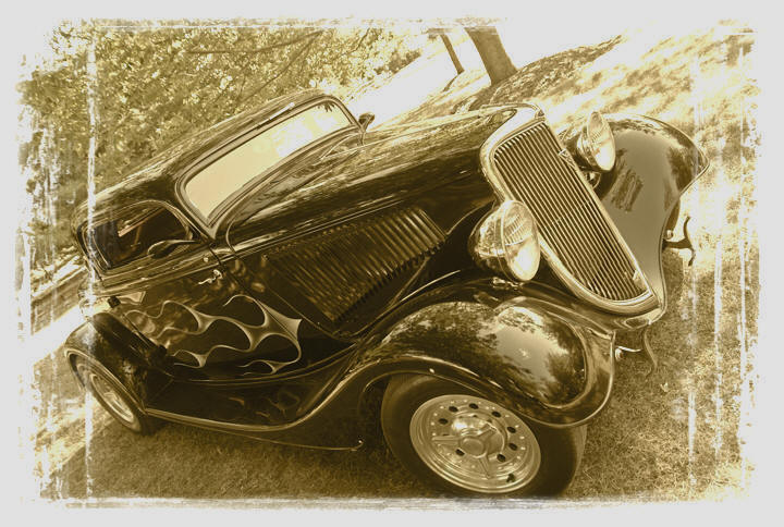 John V's 1934 Ford 3 window coupe, hot car on the goldcoast, norfolk county on lake erie, near Port Dover, Turkey Point and Long Point Ontario